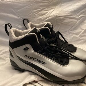 Fischer cross country boots. Men’s size 46 (US 12) Used 1 time. Like new